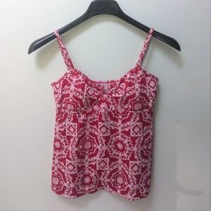 Liz Lange Maternity Tankini Swim Top Size Small Pink